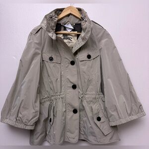 Burberry London Women's Utility Jacket Windbreaker Size 44/US L